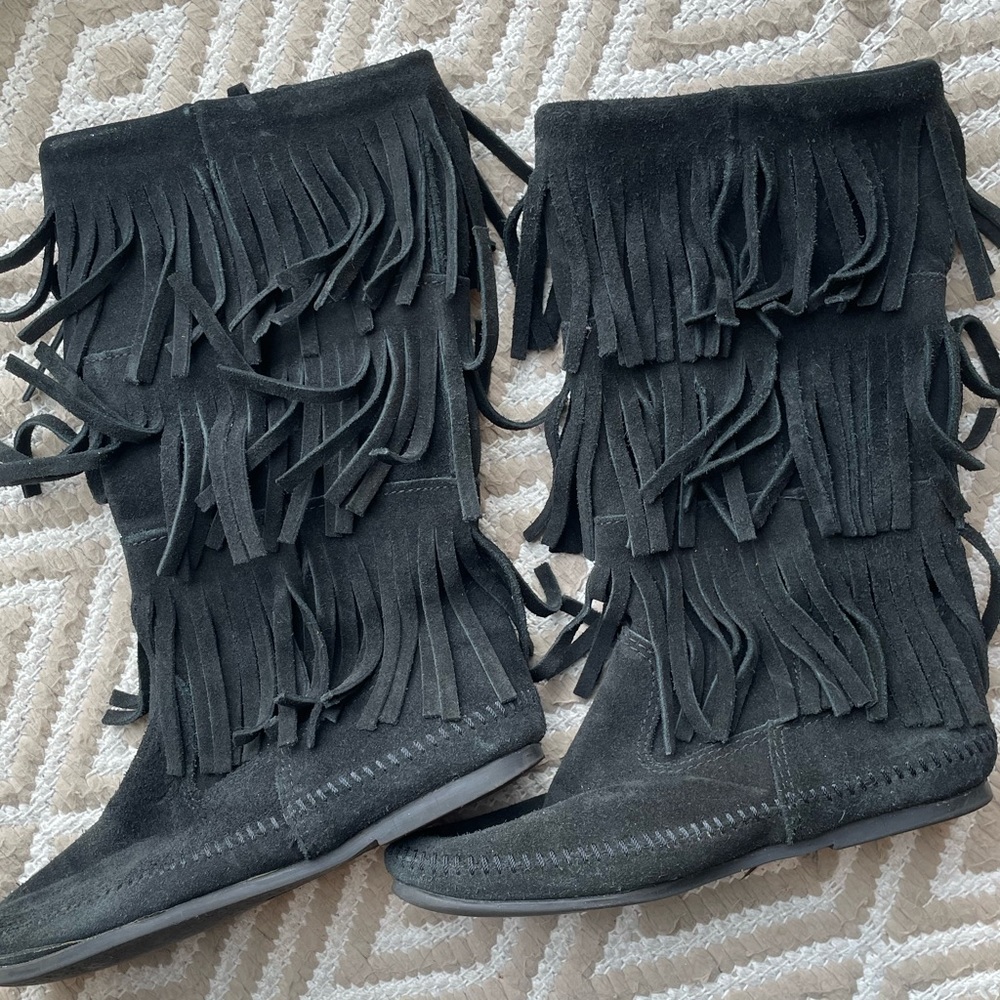 Minnetonka Fringe Boot